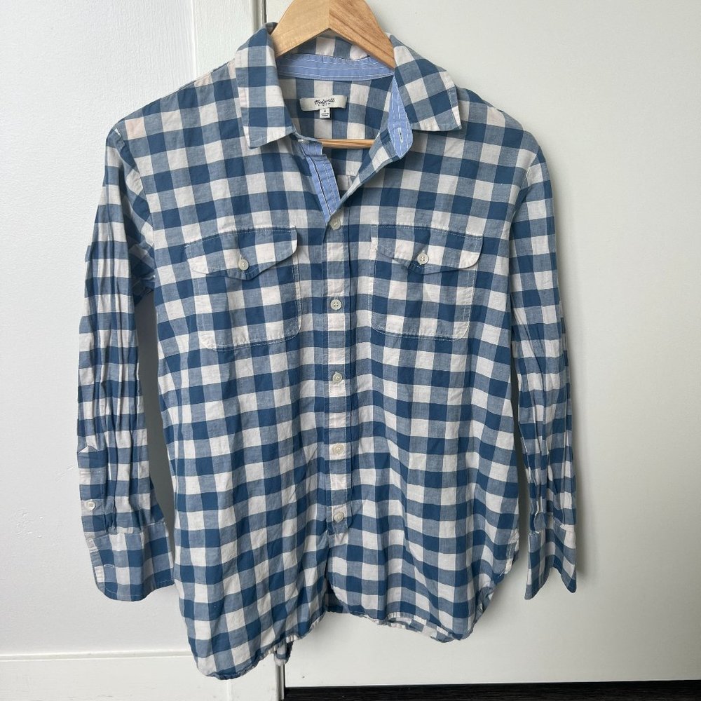 Madewell Long Sleeve Button-Down Shirt Size S